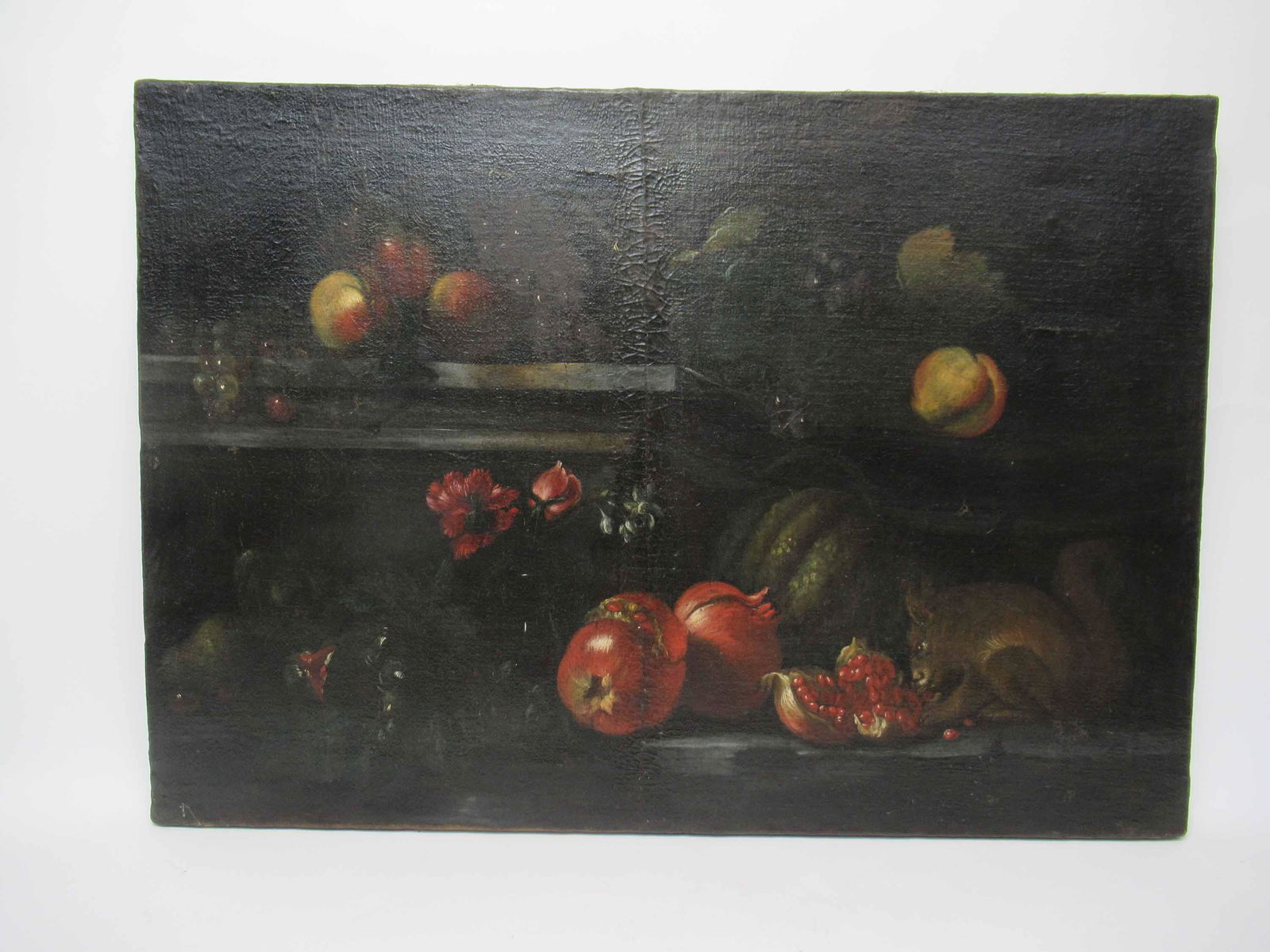 Oil on Canvas Old Master Style 18th C. Still Life (1 of 8)