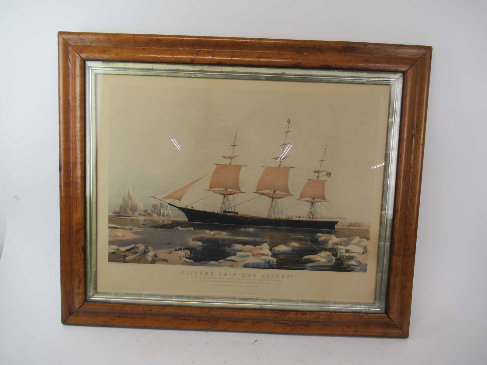 Clipper Ship Red Jacket N Currier New York Print (1 of 7)