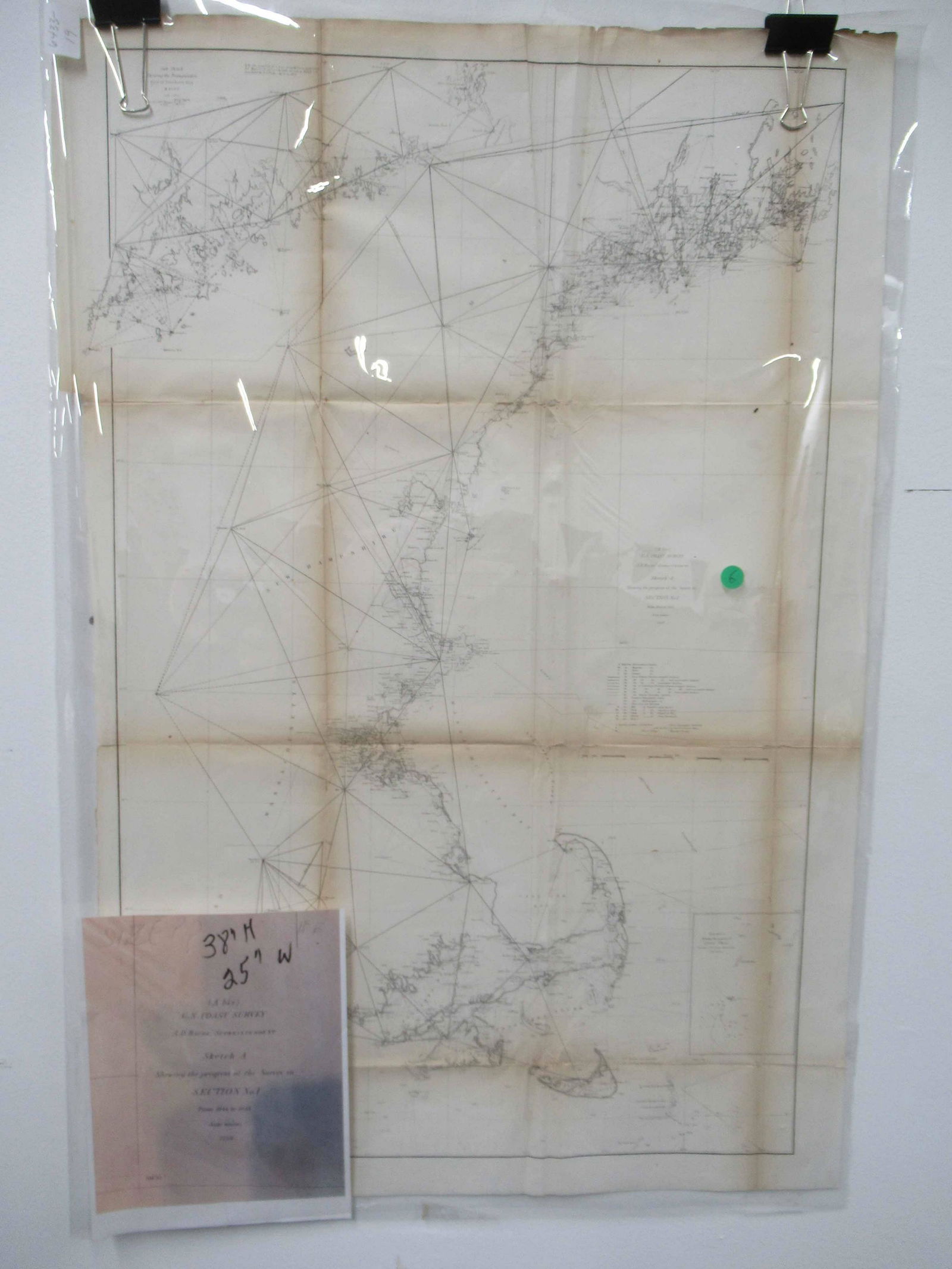 A.D. Bache U.S. Coast Survey Charts East Coast (1 of 6)