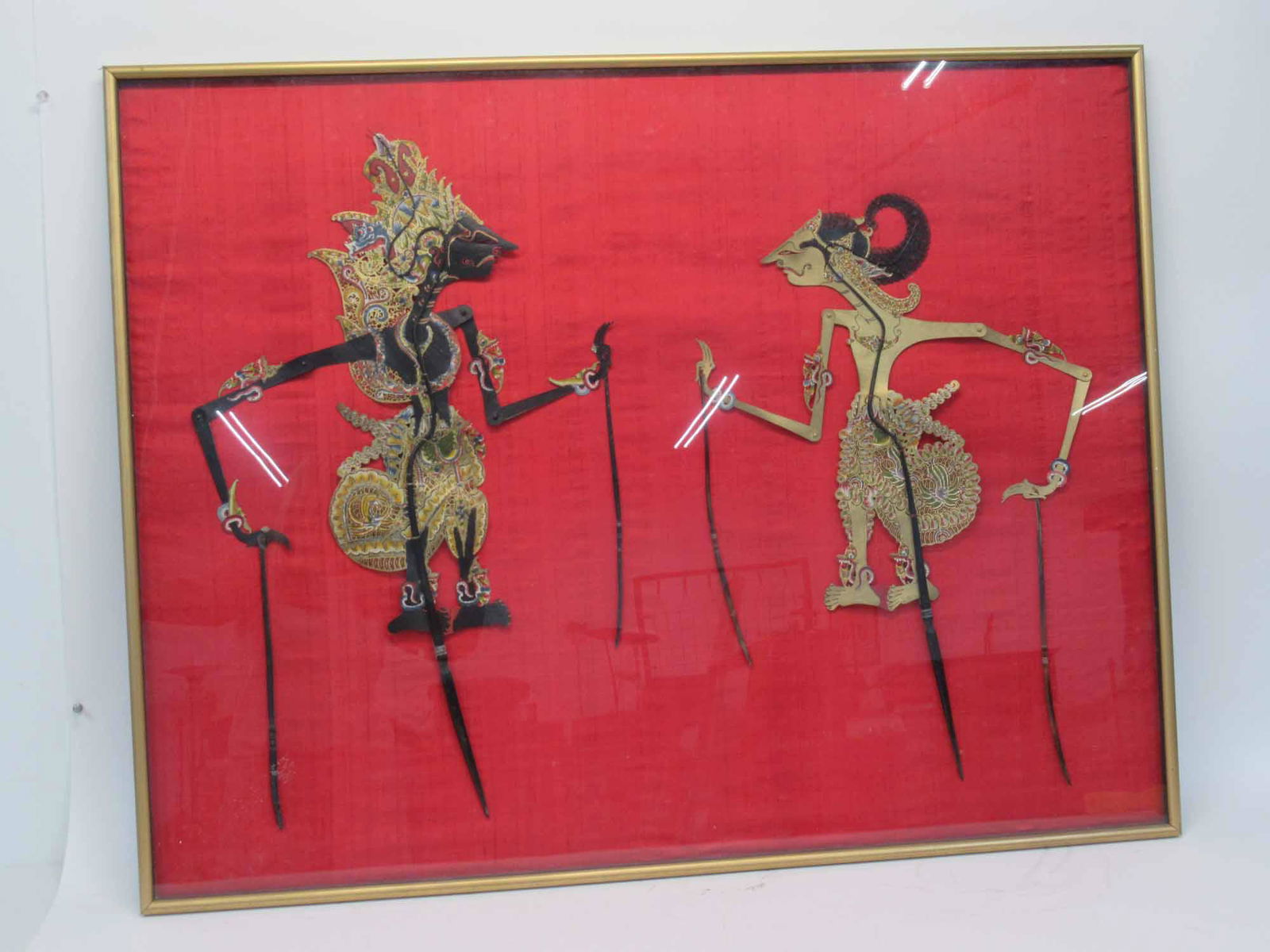 Framed Thai Shadow Puppets (1 of 6)