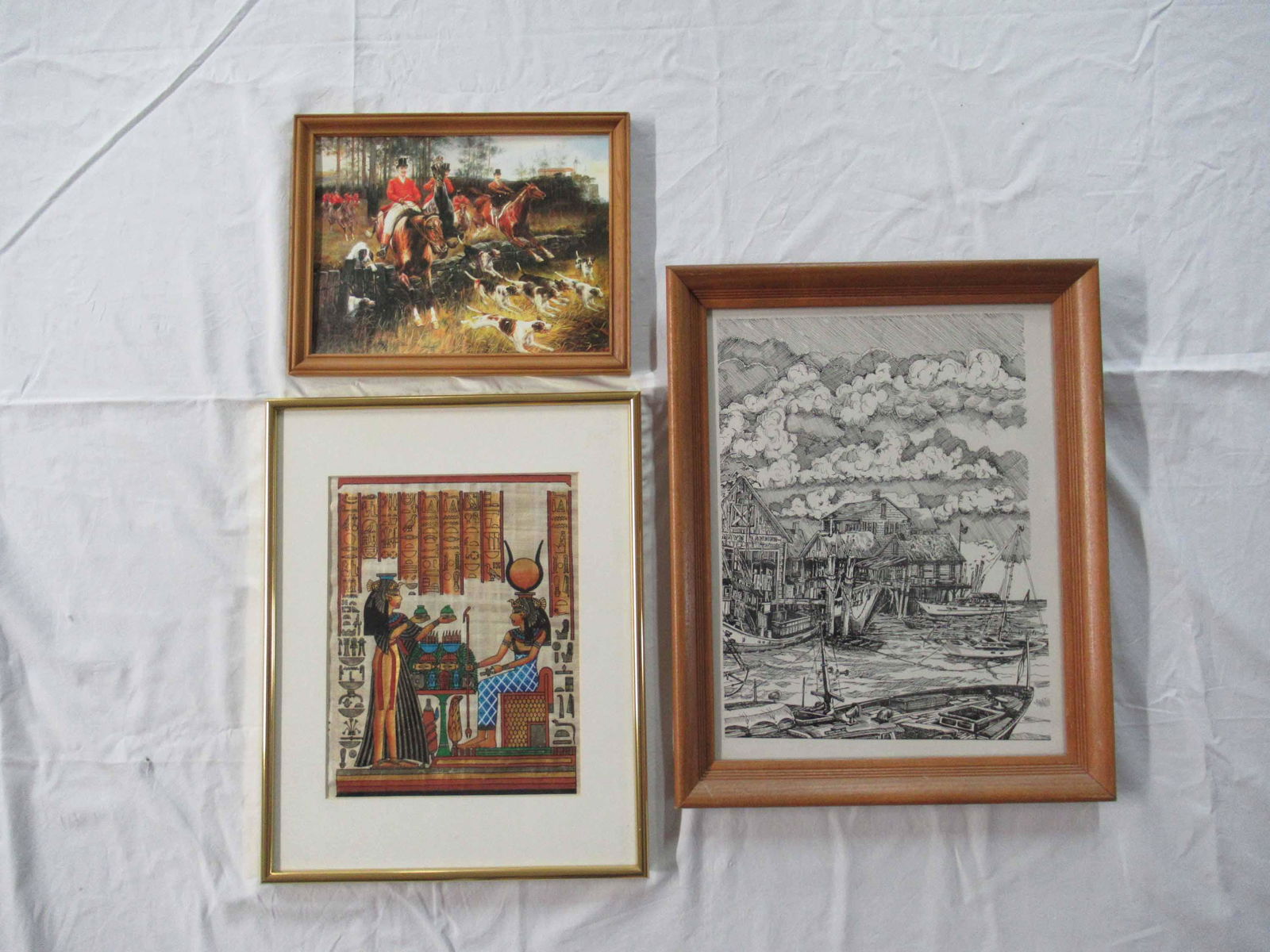 Print On Papyrus of Egyptian Pharaohs (1 of 4)