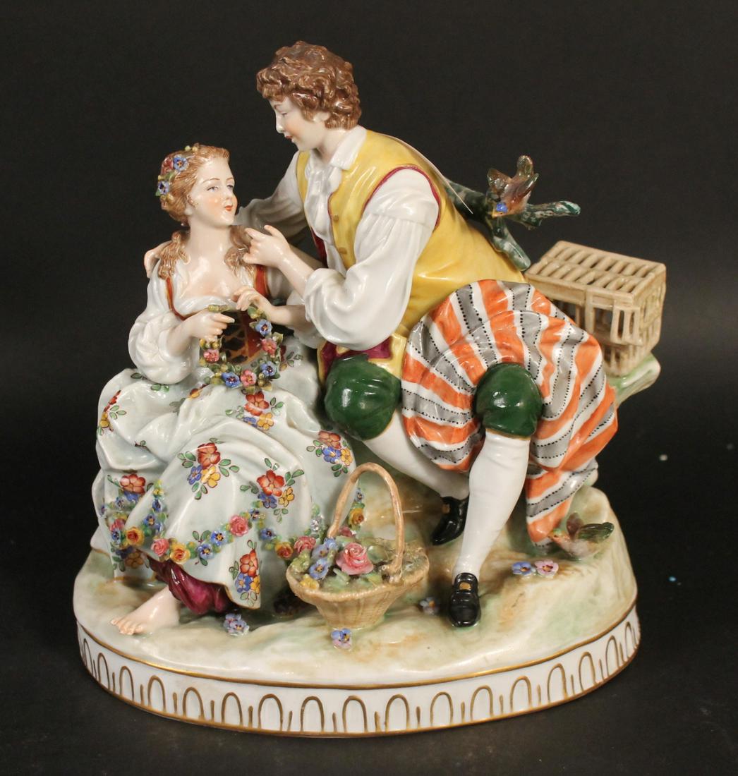 Italian Porcelain Figural Group (1 of 6)
