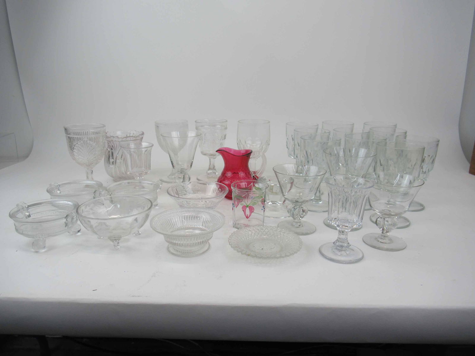 Group of Assorted Glass Stemware and Dishes (1 of 9)