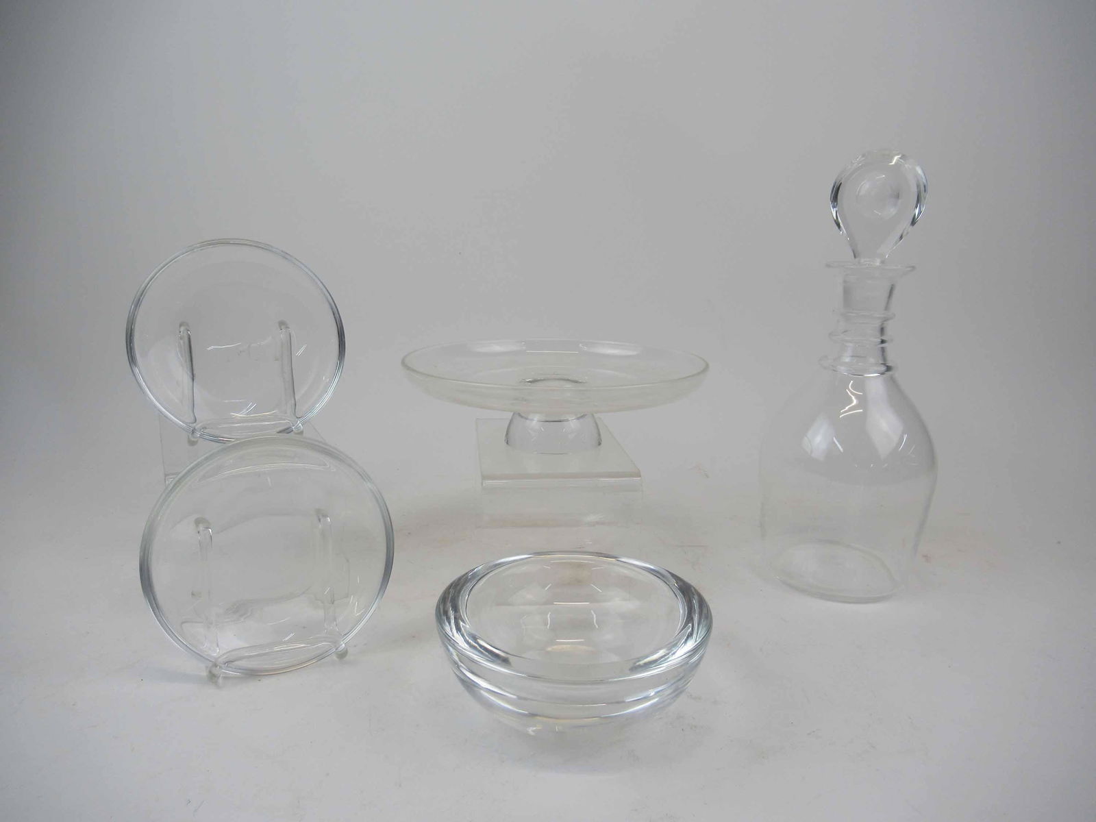 Steuben Art Glass Footed Compote (1 of 5)