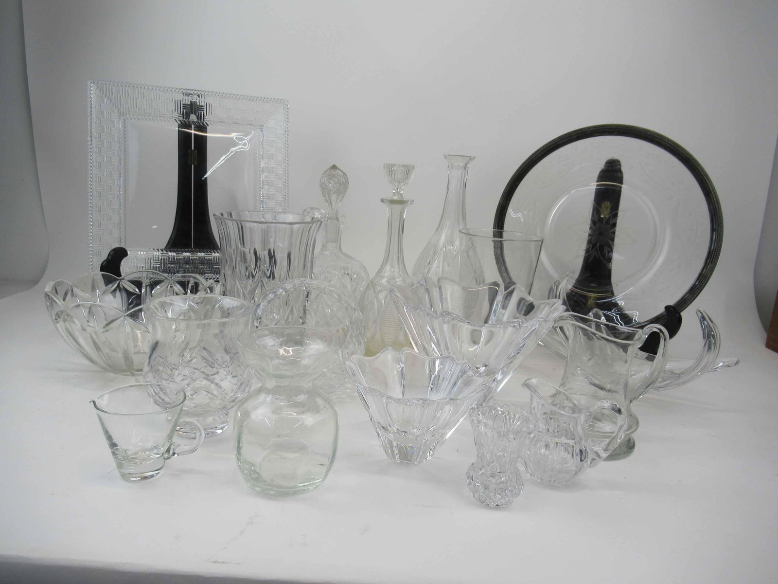 Group of Assorted Glass Crystal  Tableware (1 of 8)