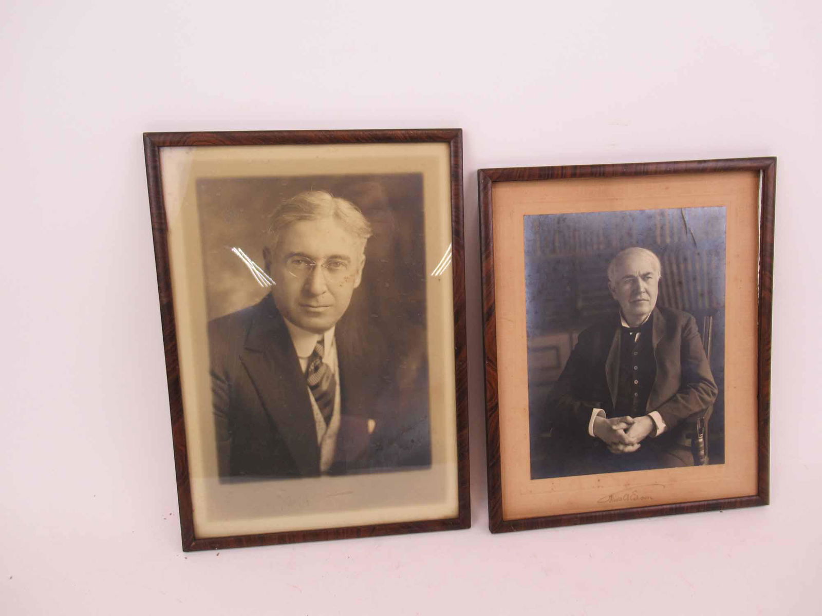 Thomas Edison Bookcase Photograph with Signature (1 of 6)