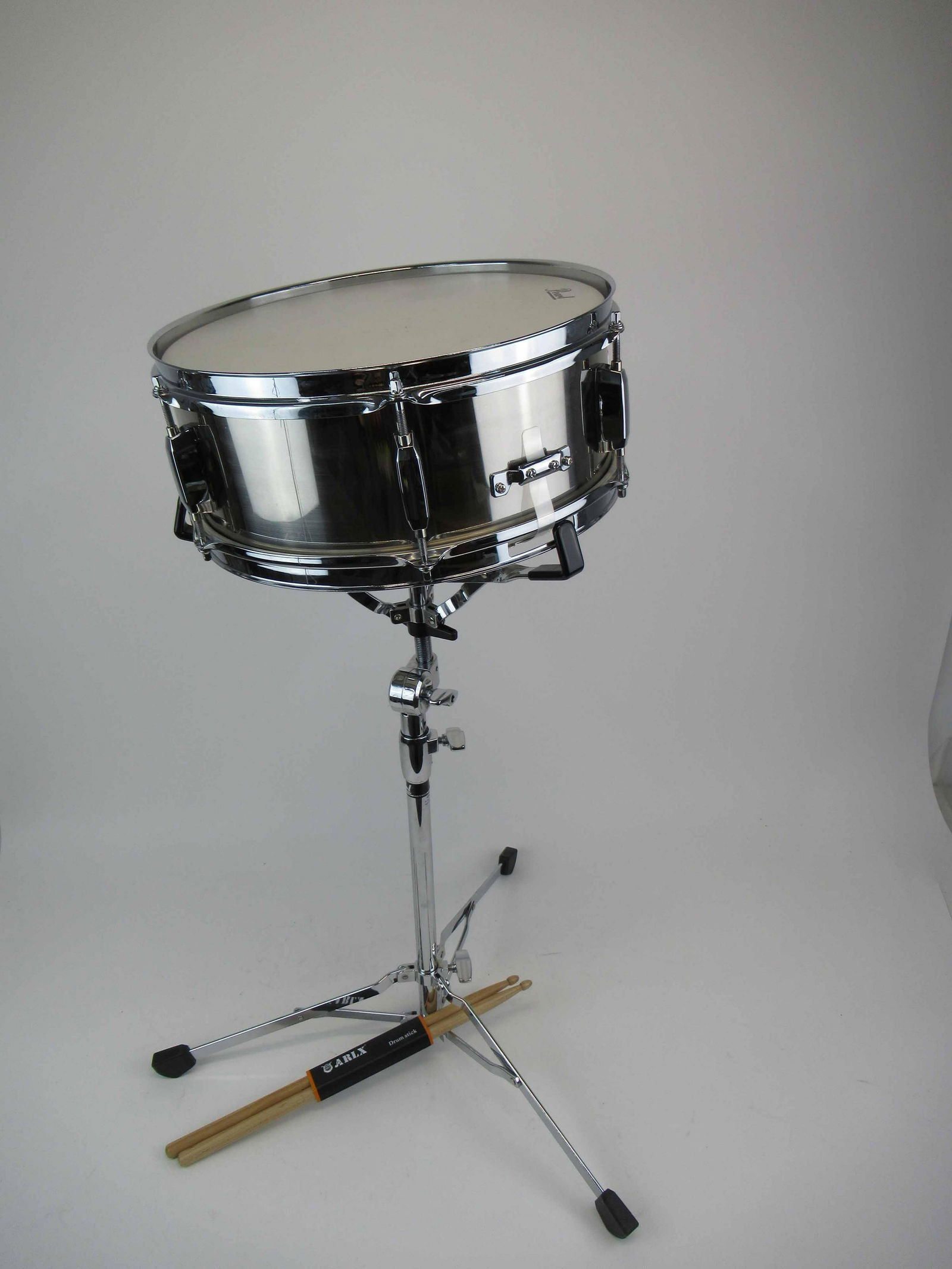 Pearl Steel Shell Snare Drum with Stand (1 of 4)