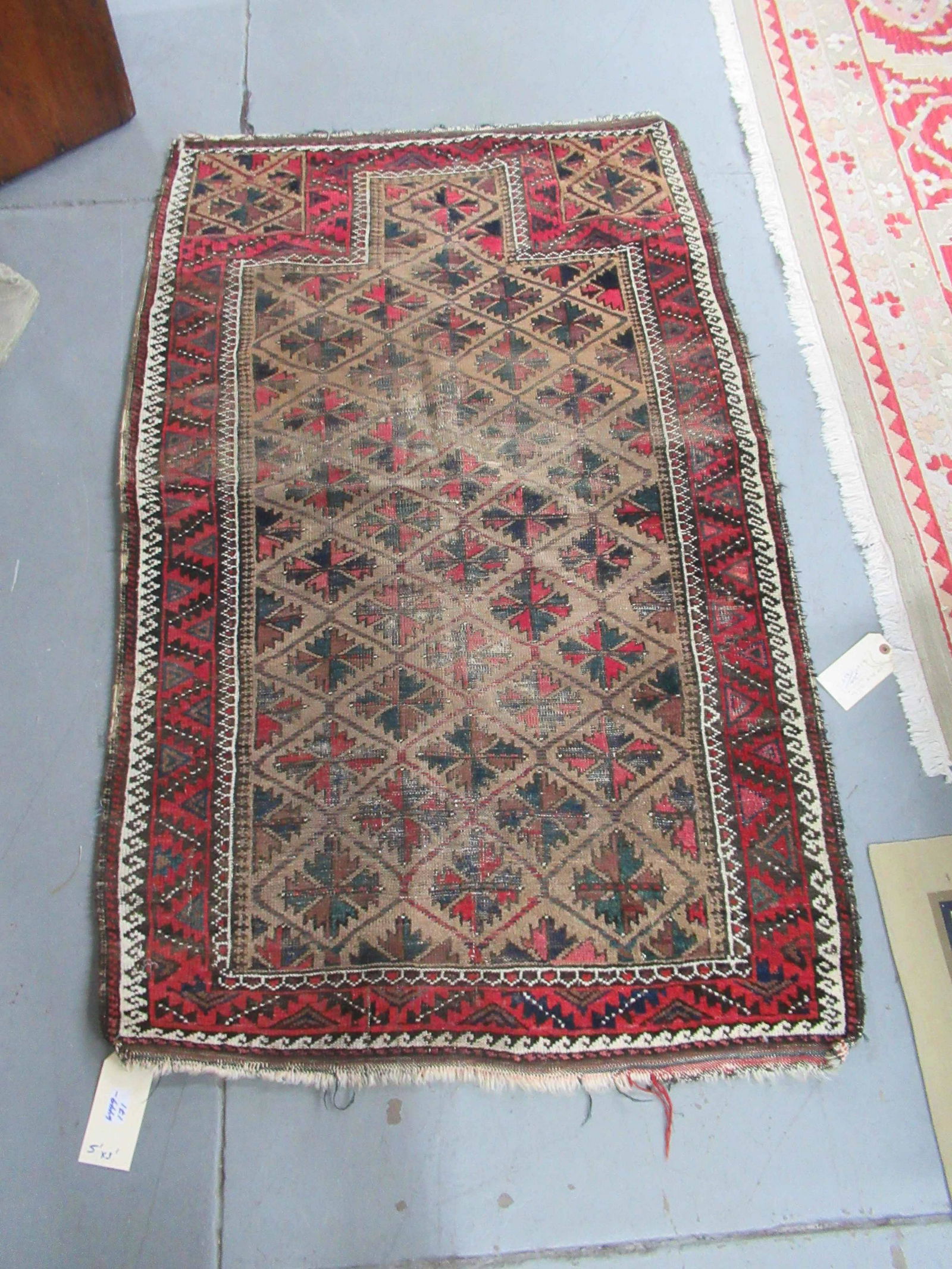 Baluch Style Persian Prayer Rug (1 of 8)