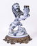 Pair Faience Lion Candlesticks Emile Galle - 7