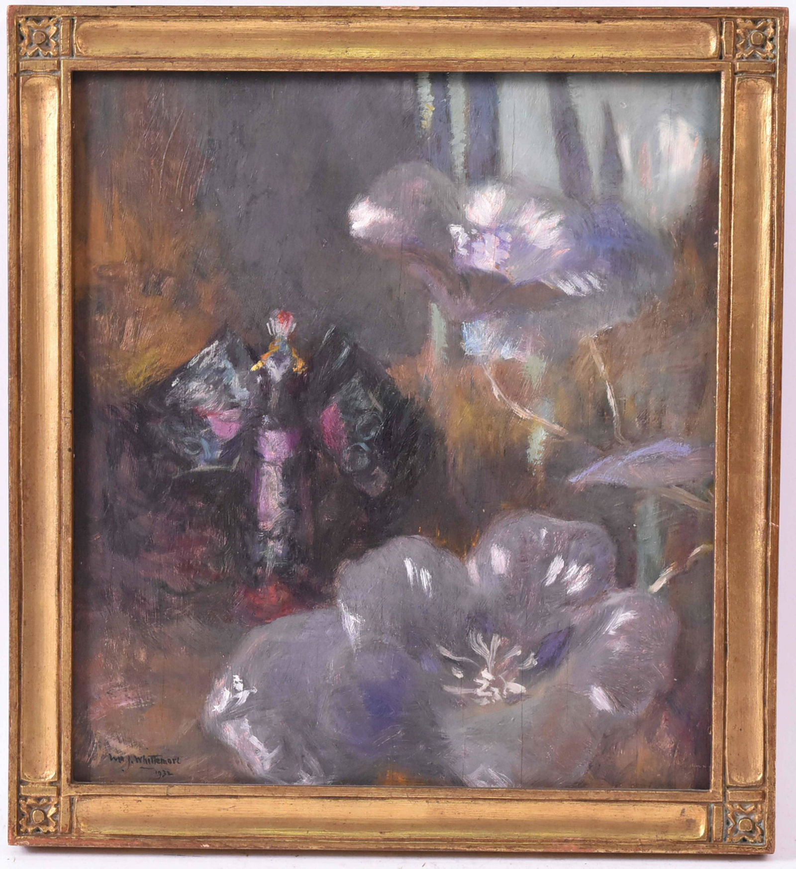 Oil on Wood Sonnet From the Chinese, W Whittemore (1 of 4)