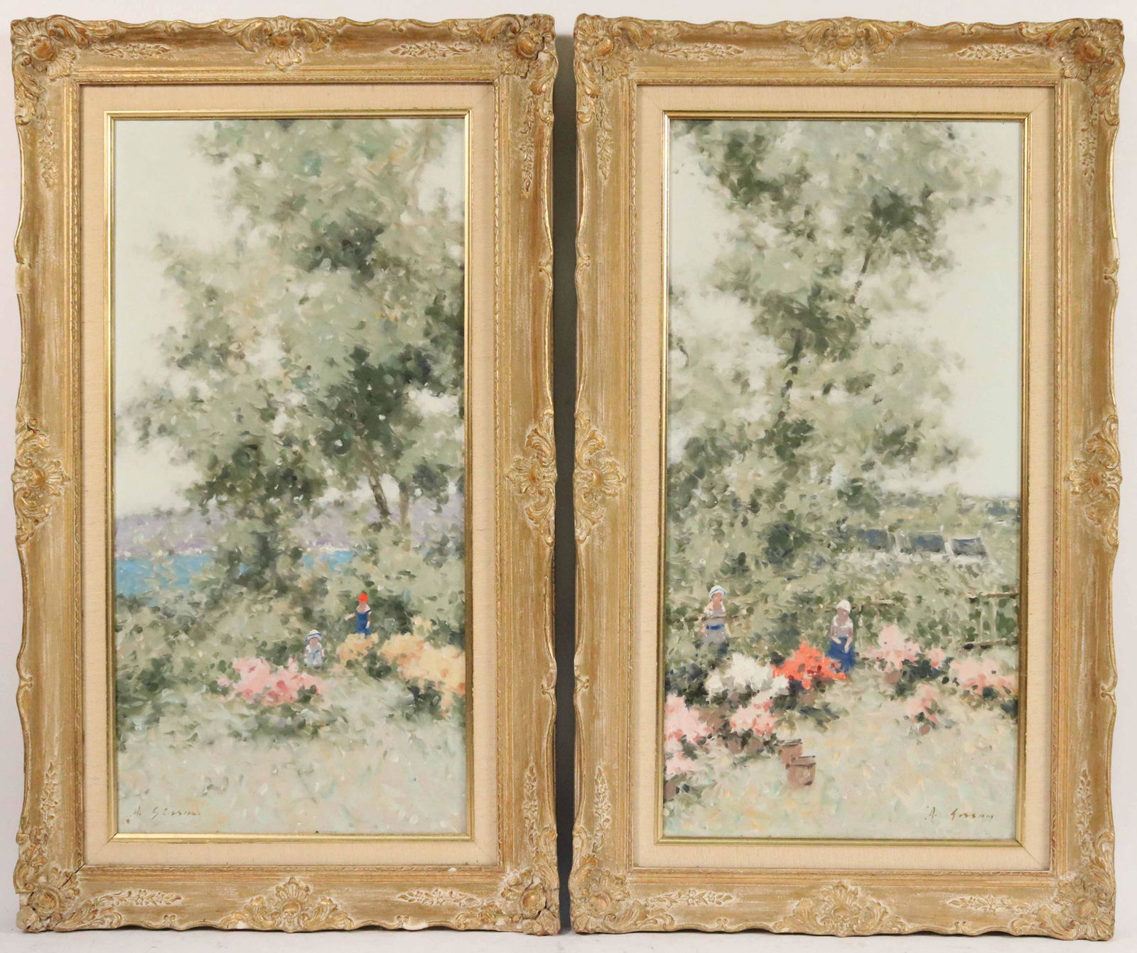 Pair of Oils on Canvas, Landscapes, Andre Gisson (1 of 11)