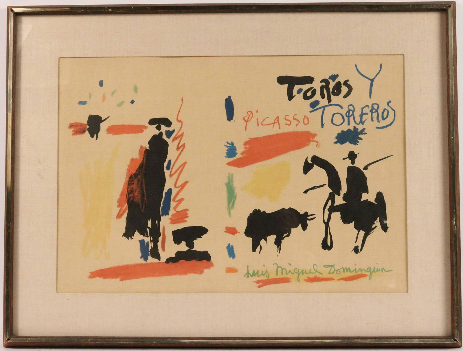 Lithograph, Toros y Toreros, Pablo Picasso (1 of 6)