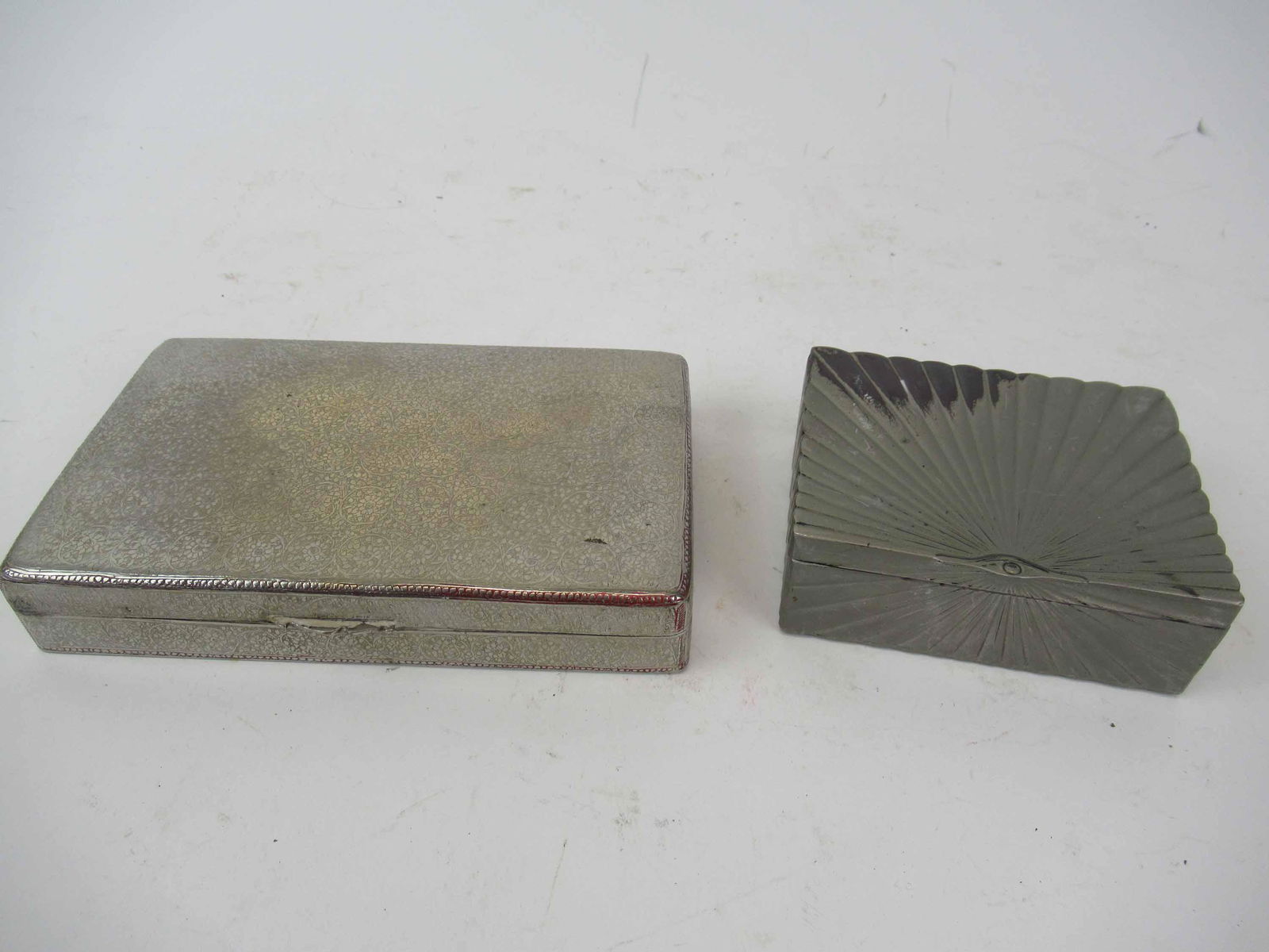 Persian Style Silver Plated Cigarette Box (1 of 6)