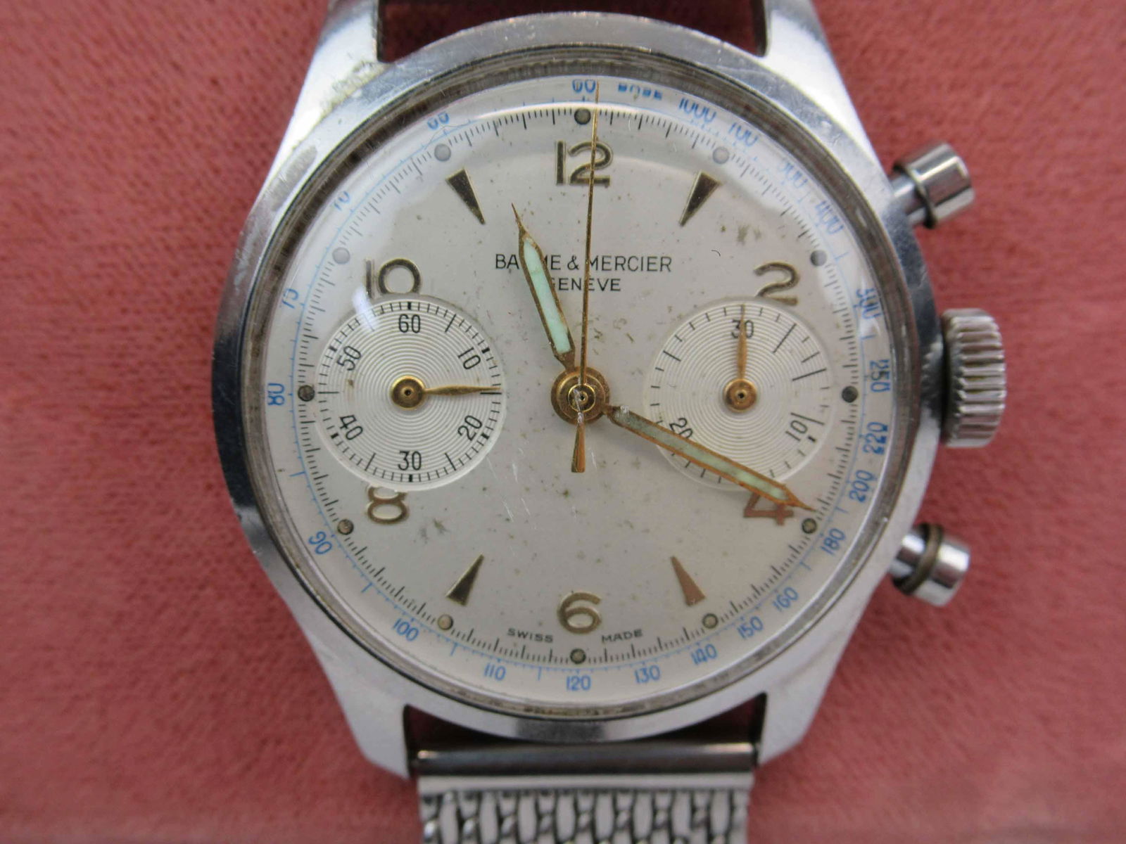 Vintage Baume Mercier Chronograph Manual Watch (1 of 9)