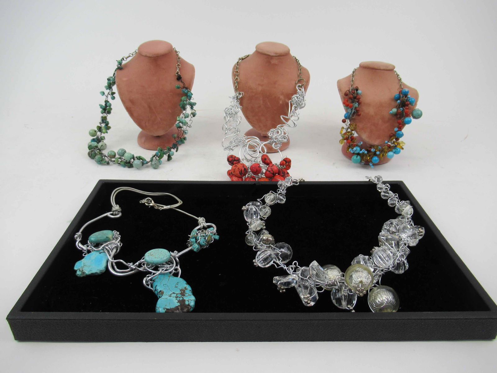 Handmade Turquoise Chunky Necklace (1 of 6)