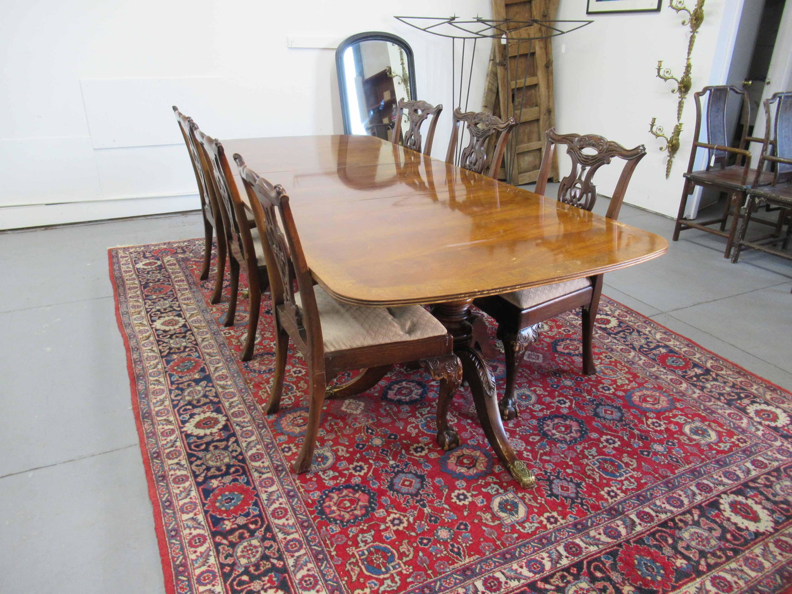 Set of 6 Henredon Mahogany Dining Chairs (1 of 6)