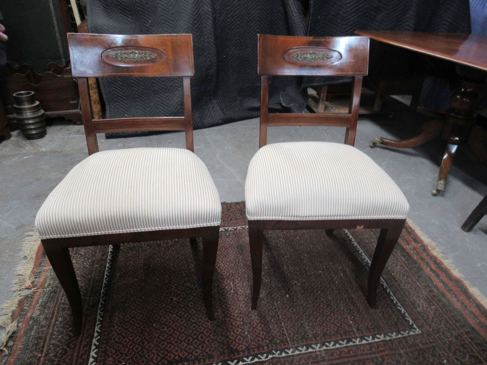 Pair of Regency Style Side Chairs (1 of 6)