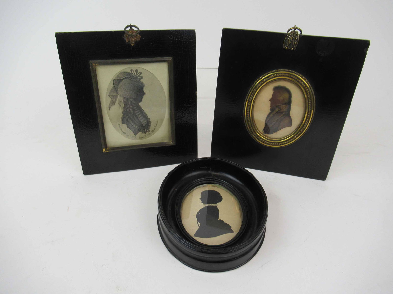 Antique Watercolor Silhouette of Gentlemen (1 of 6)