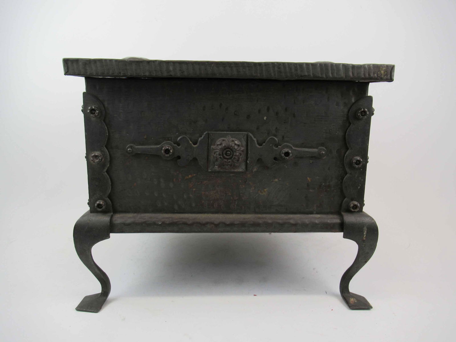 Iron and Tin Victorian Footed Coal Hod (1 of 9)