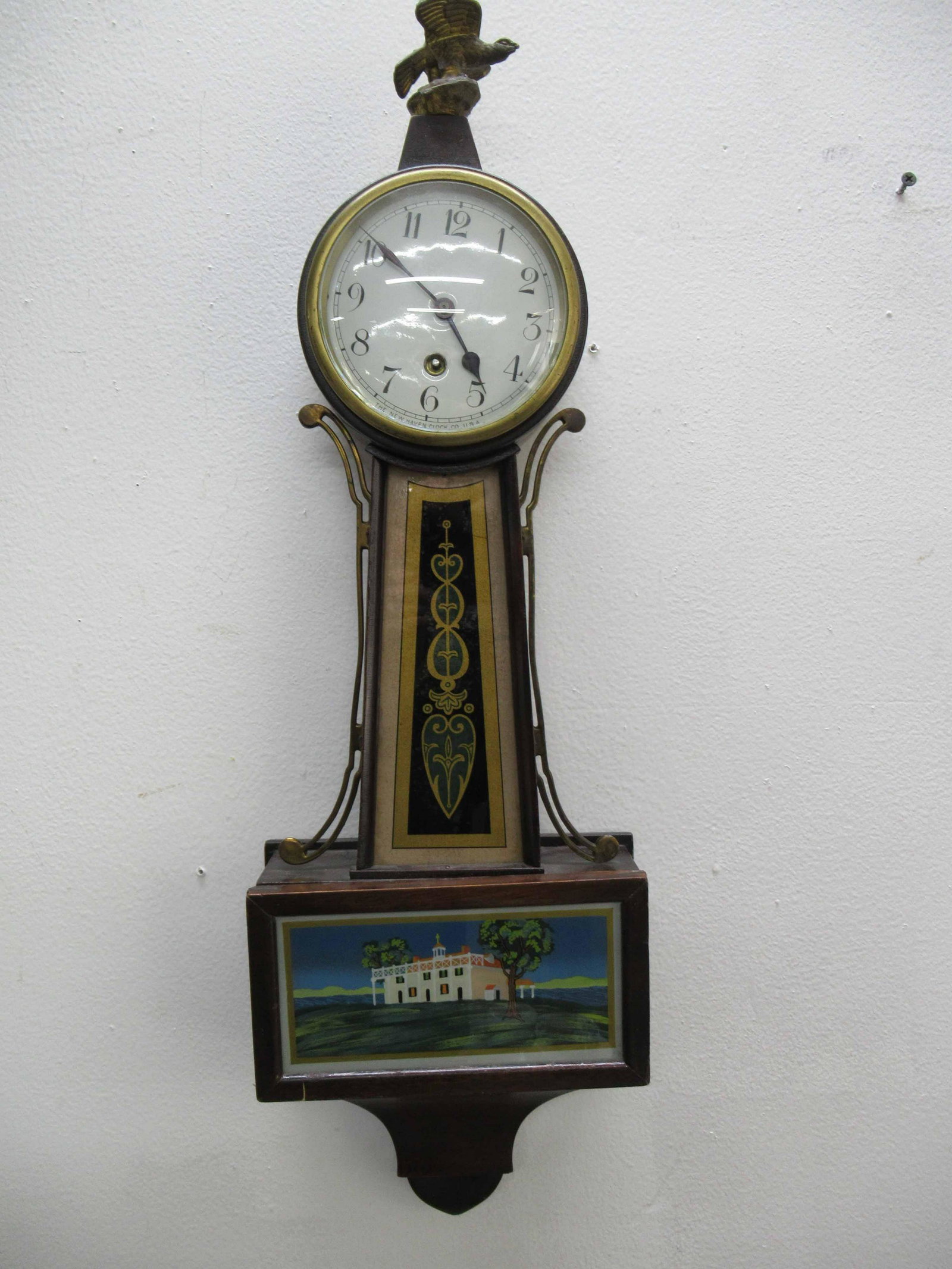 Federal Style Banjo Clock with Eagle Finial (1 of 6)