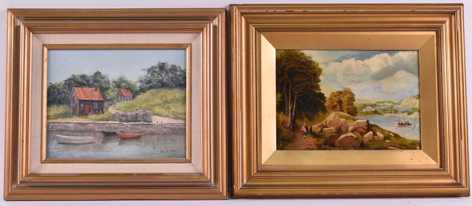 Oil on Board Continental Coastal Scene C Brayford (1 of 10)