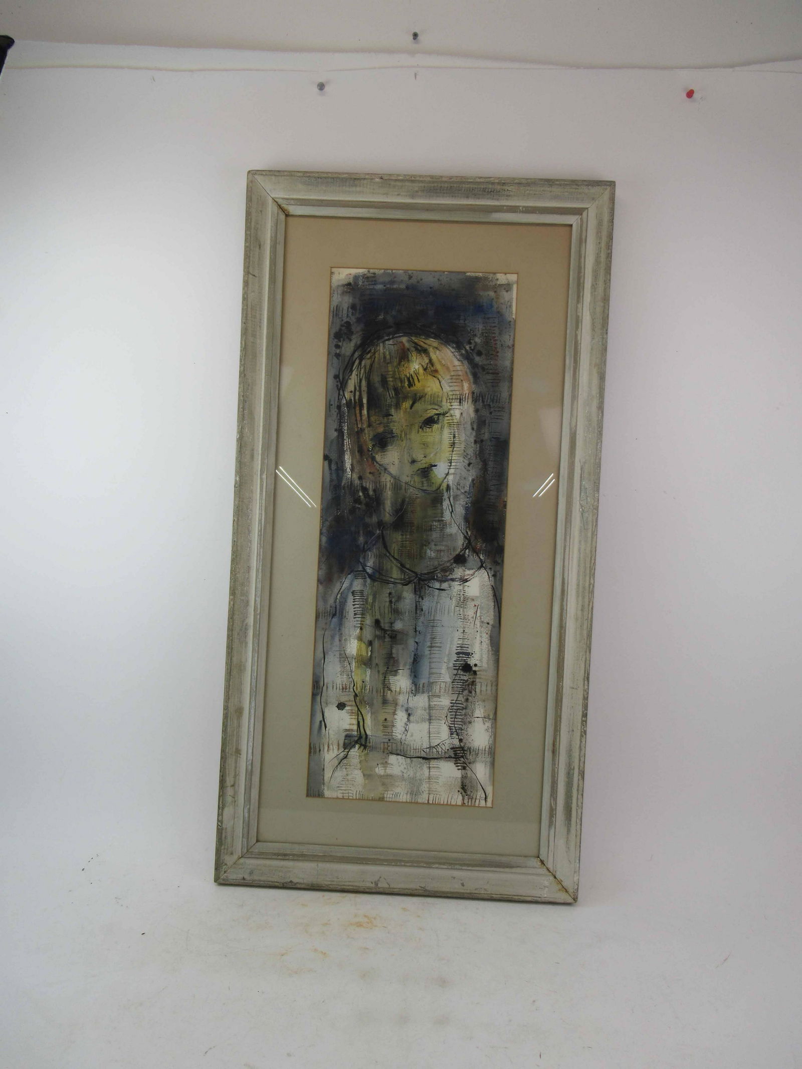 Watercolor, Bernstein, Portrait of a Girl (1 of 4)