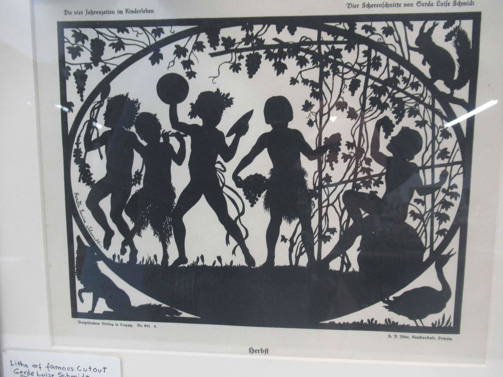 Lithograph of Cutout by Gerde Luise Schmidt (1 of 3)