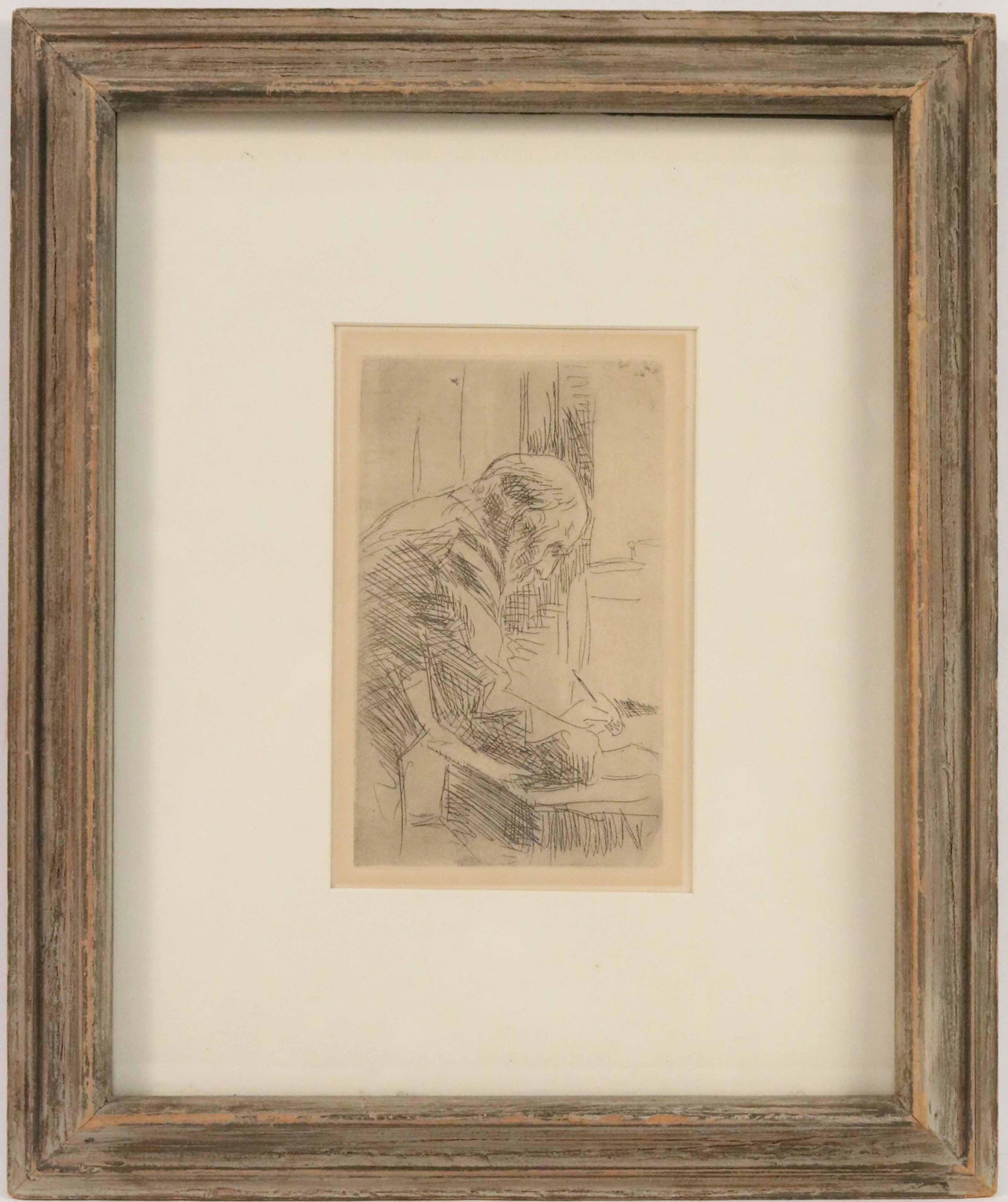 Etching, "Le Graveur" Pierre Bonnard (1 of 4)