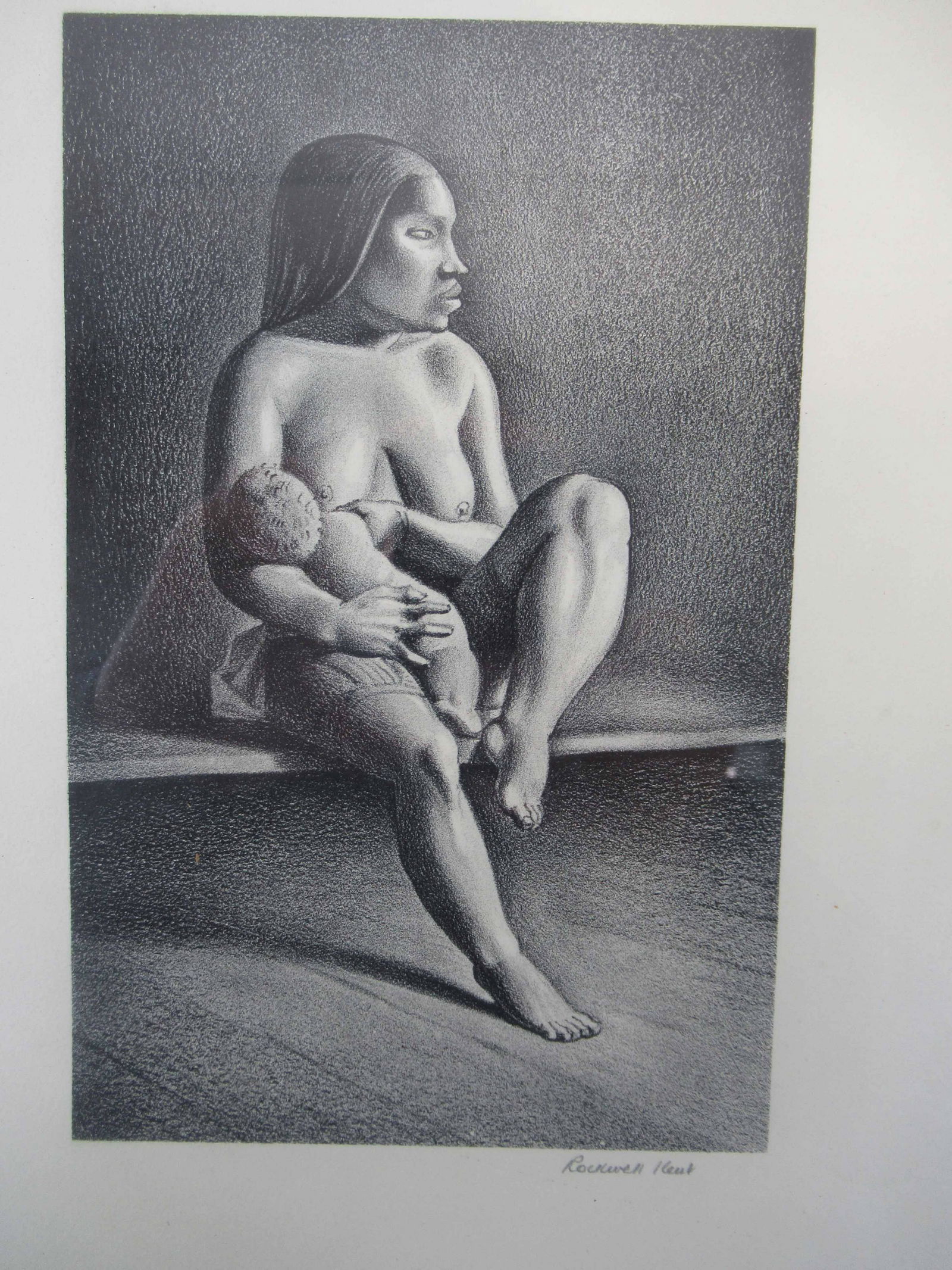 Print of Greenland Mother Nursing Child (1 of 3)