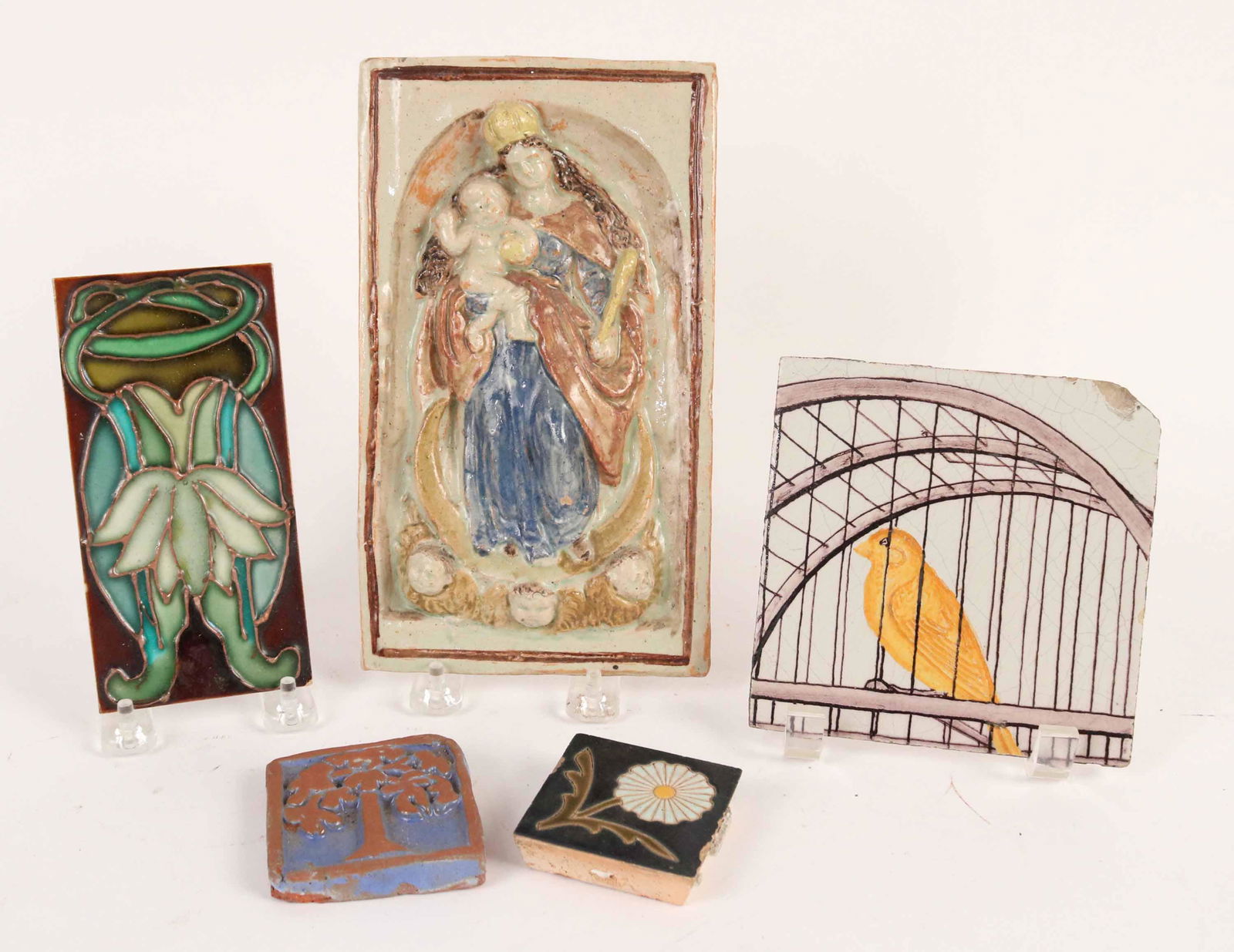 Group of 5 Assorted Decorative Tiles (1 of 5)