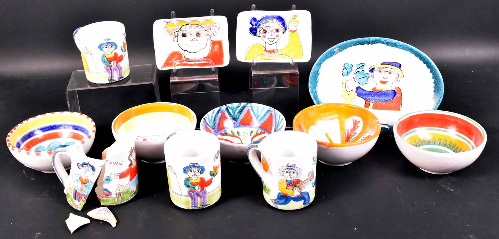 Group of Desimone Italian Art Pottery (1 of 11)