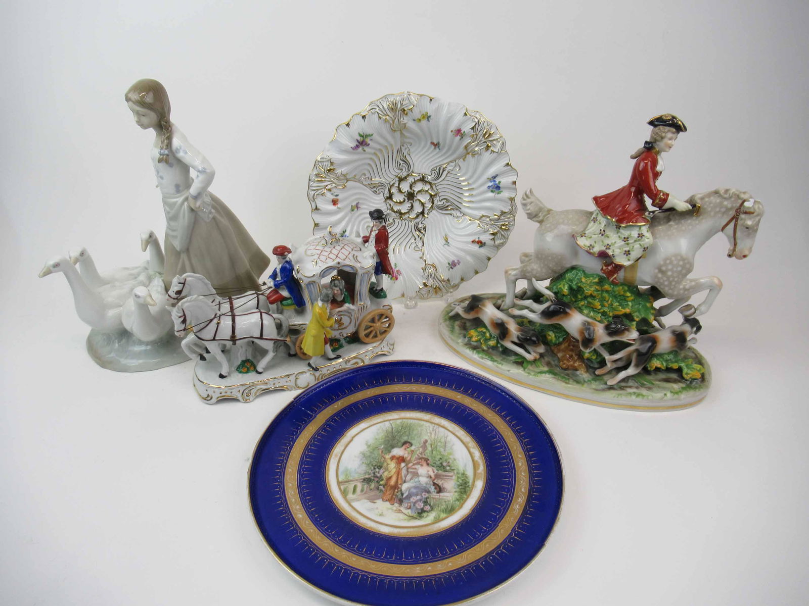 Zaphir Spain Figural Group of Girl with Geese (1 of 14)