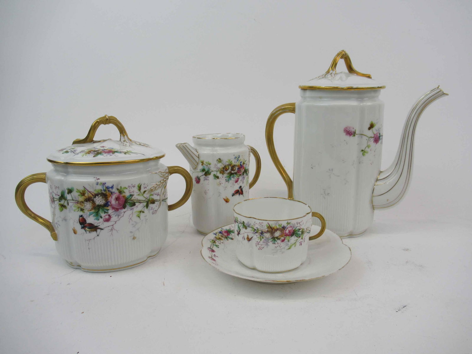 Depose Floral Decorated Partial Coffee Service (1 of 5)