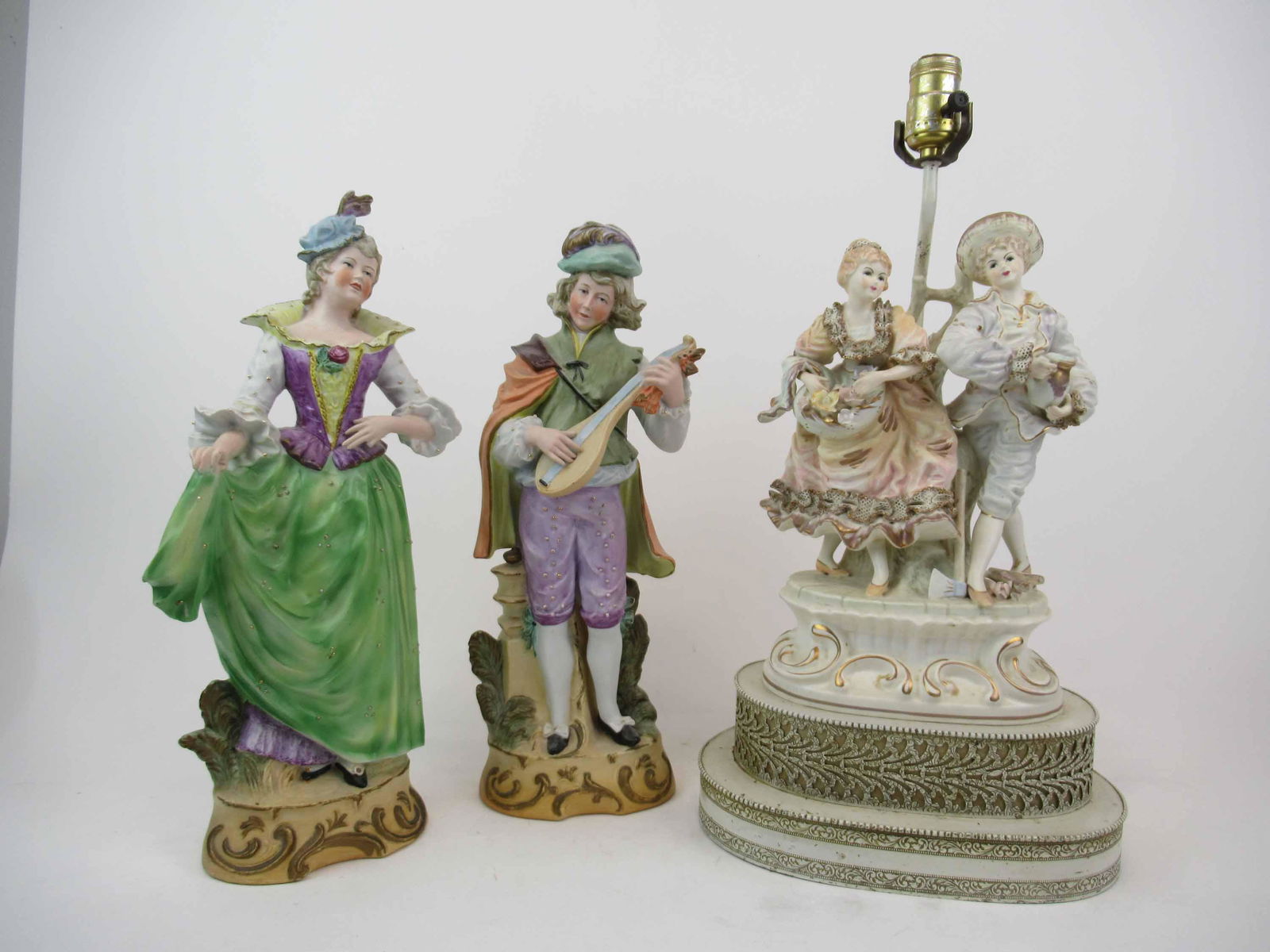 Pair of German Porcelain Figures (1 of 10)