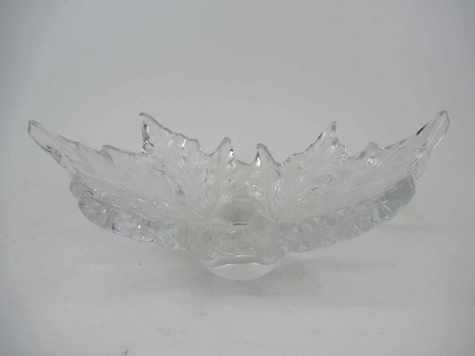 Lalique Champs Elysees Leaf Centerpiece Bowl (1 of 9)