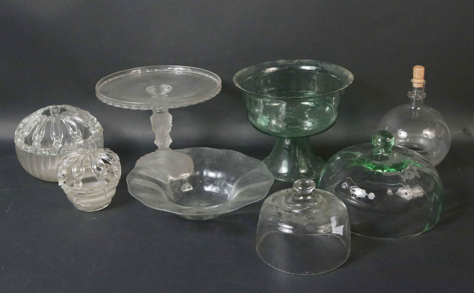 Two Victorian Glass Bridal Banks (1 of 5)