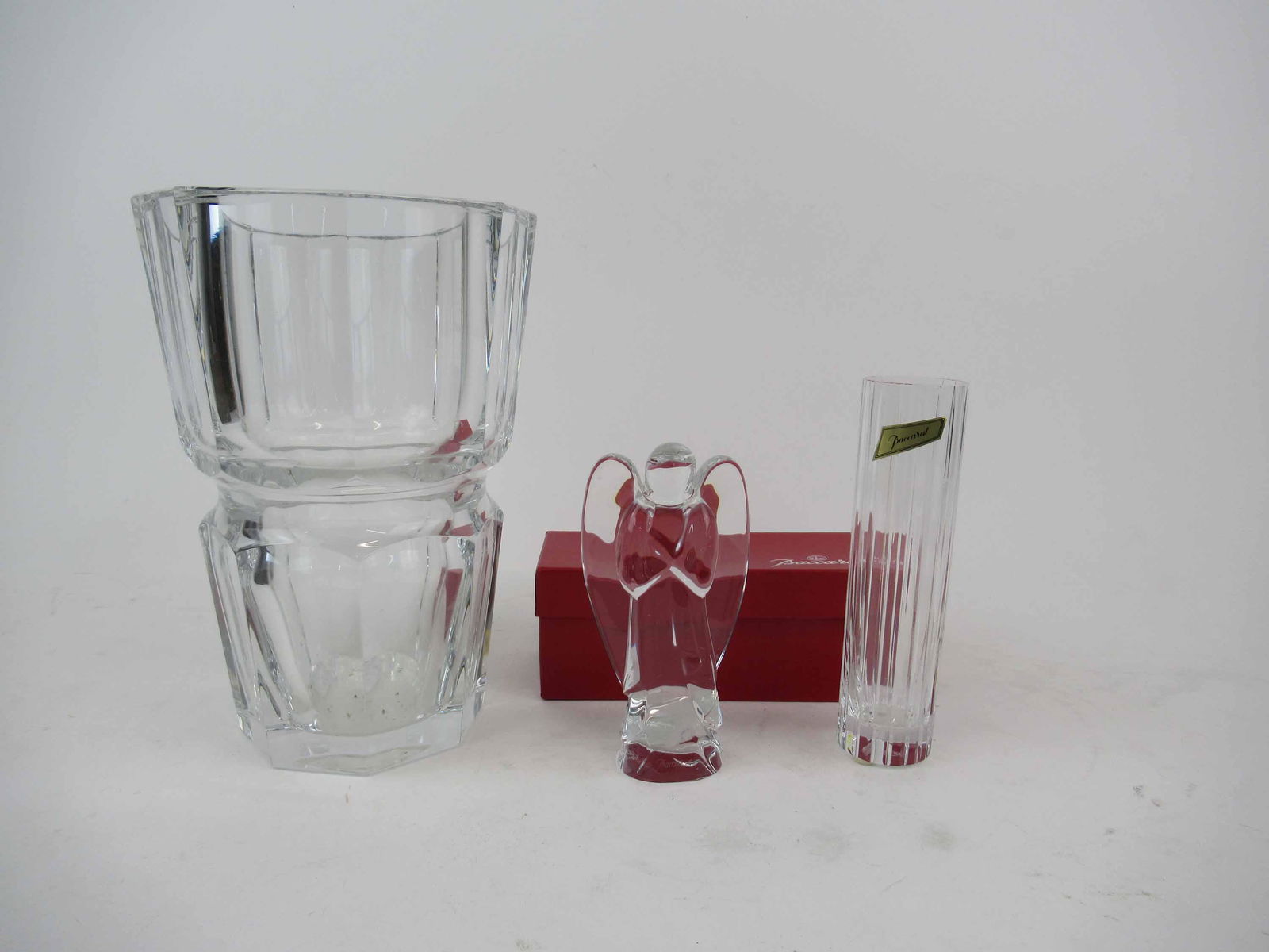 Baccarat Edith Colorless Glass Tall Vase (1 of 10)