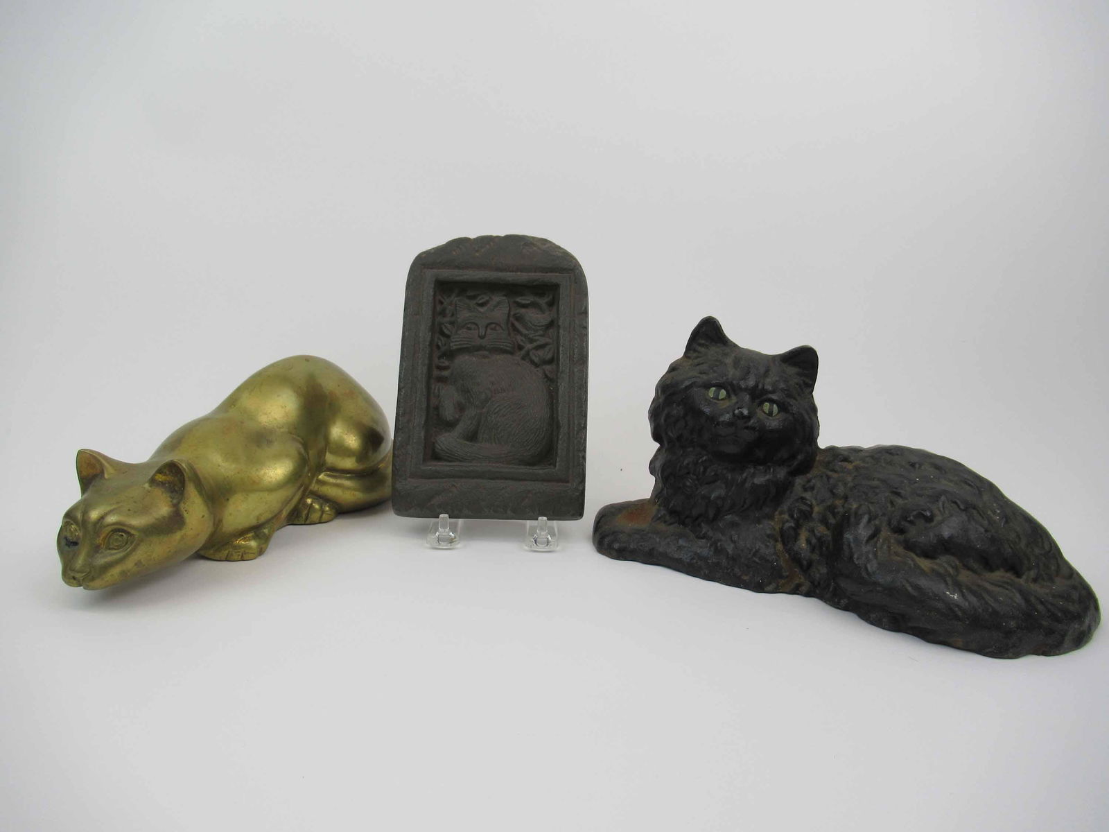 Vintage Cast Iron Black Cat Doorstop (1 of 7)