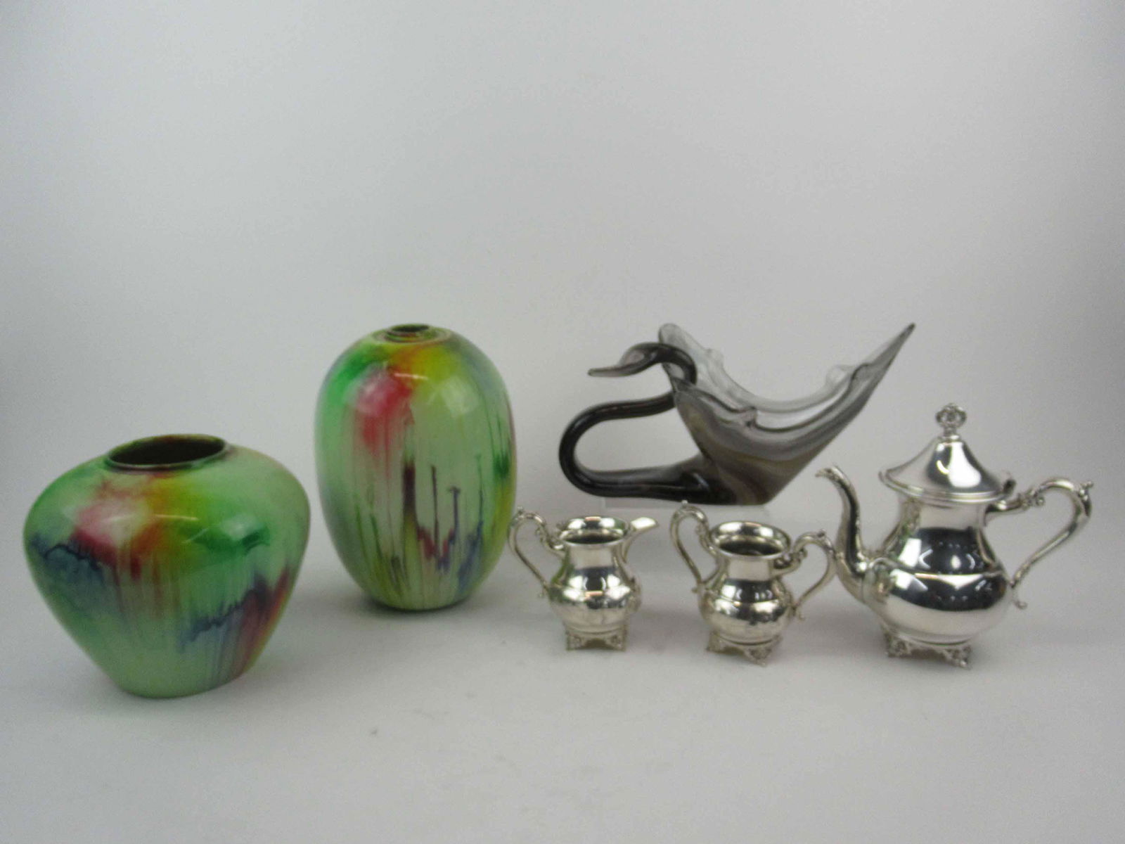 Two Ceramic Modern Muti Color Vases (1 of 12)