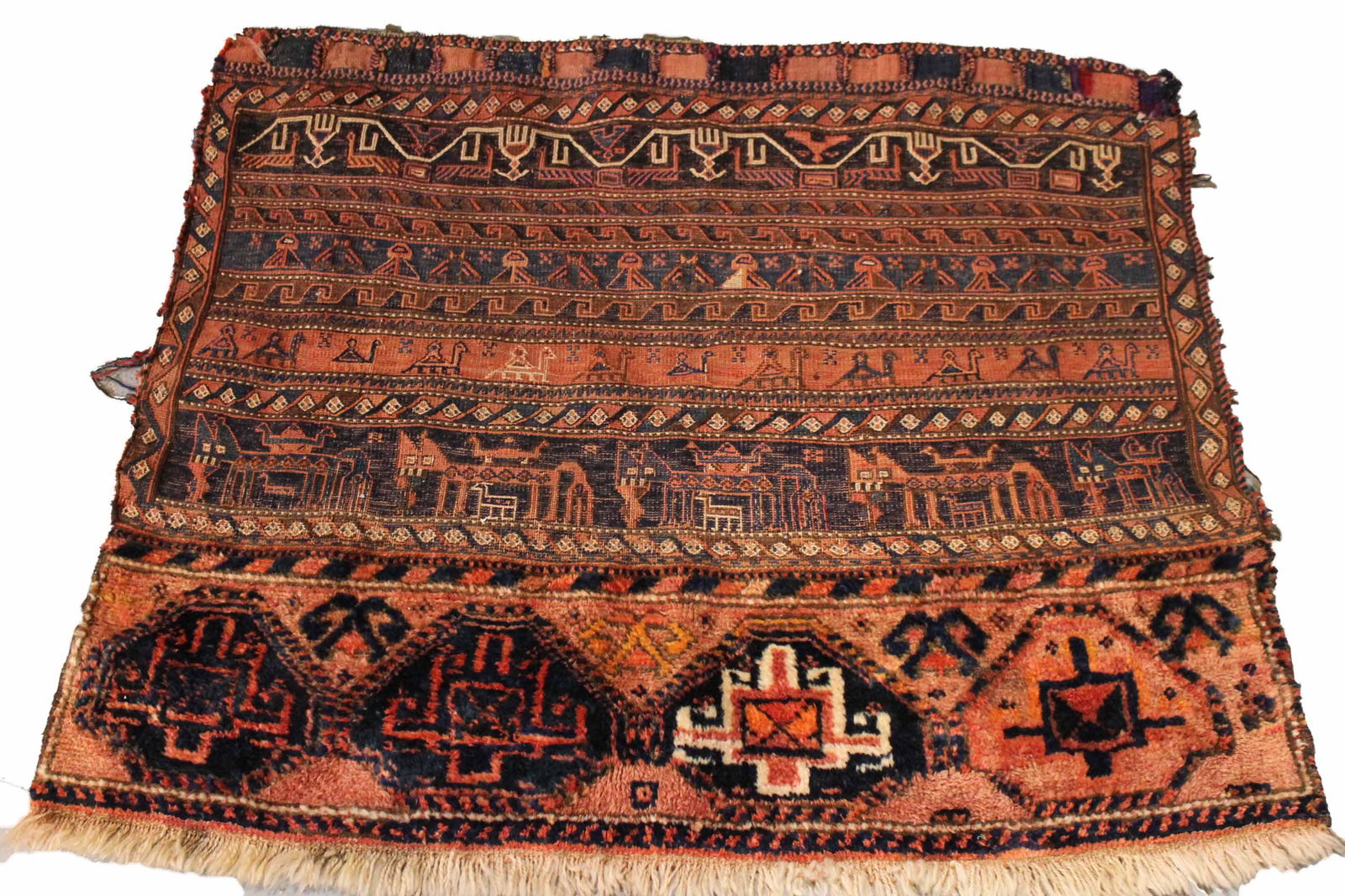 Belouch Flat-Woven Brocade & Pile Storage Bagface (1 of 6)