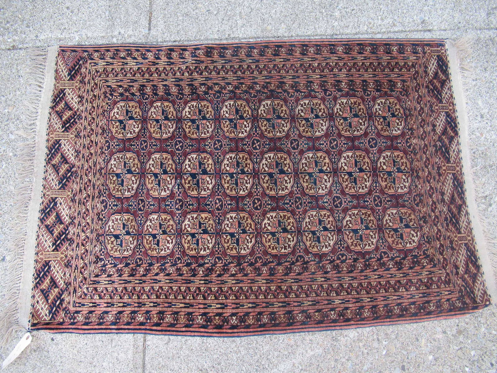 Bokhara Maroon Ground Area Rug (1 of 5)