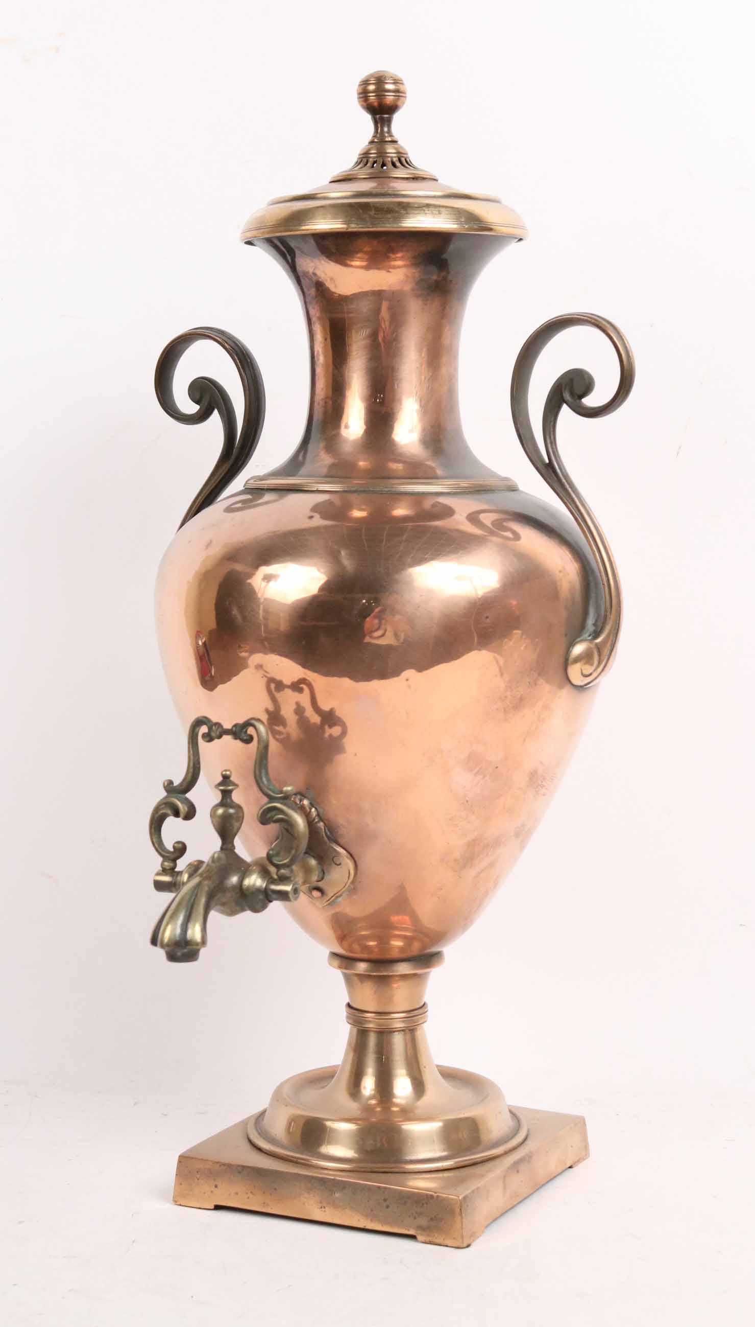 Copper Brass Mounted Samovar (1 of 5)