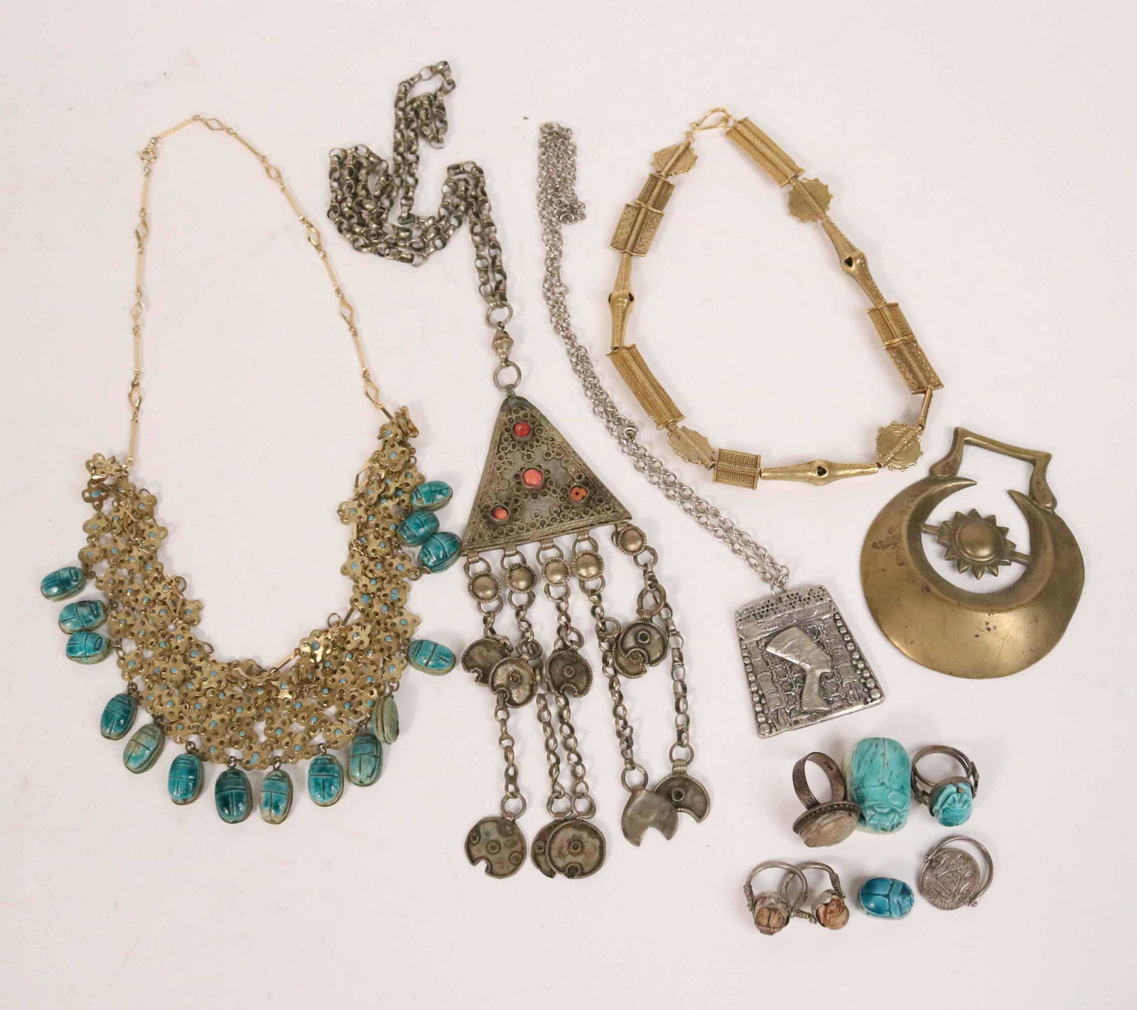 Group of Egyptian Inspired Costume Jewelry (1 of 7)
