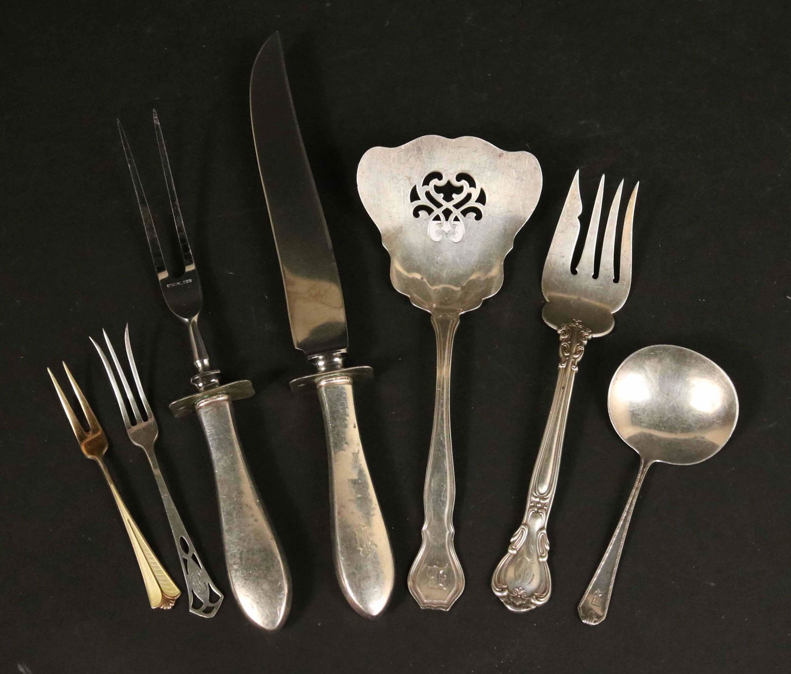 Sterling Silver and Silver Plated Flatware (1 of 3)