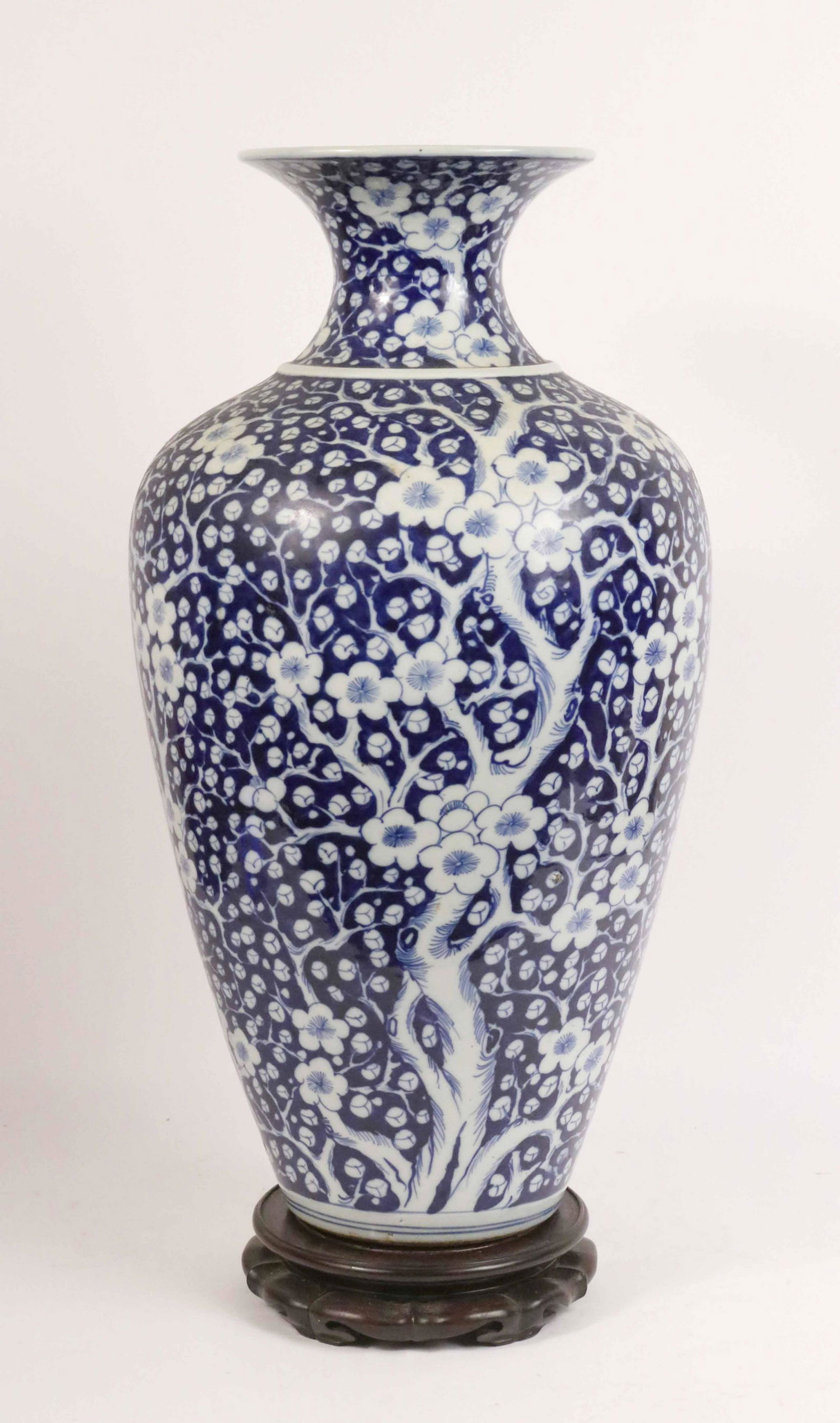 Japanese Blue and White Porcelain Floor Vase (1 of 8)
