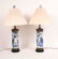 Pair of Chinese Blue and White Porcelain Vases