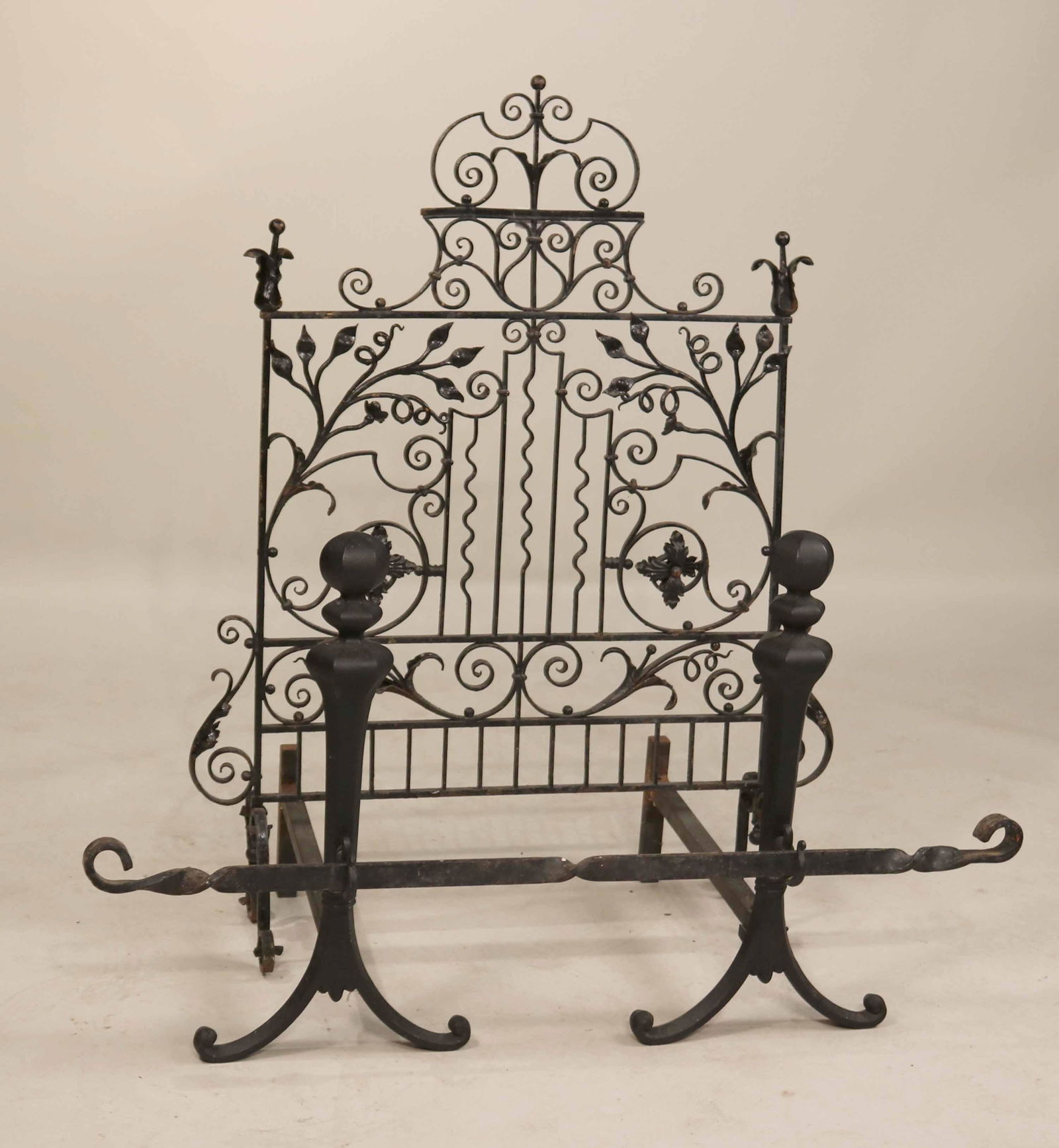 Victorian Wrought-Iron Firescreen (1 of 7)