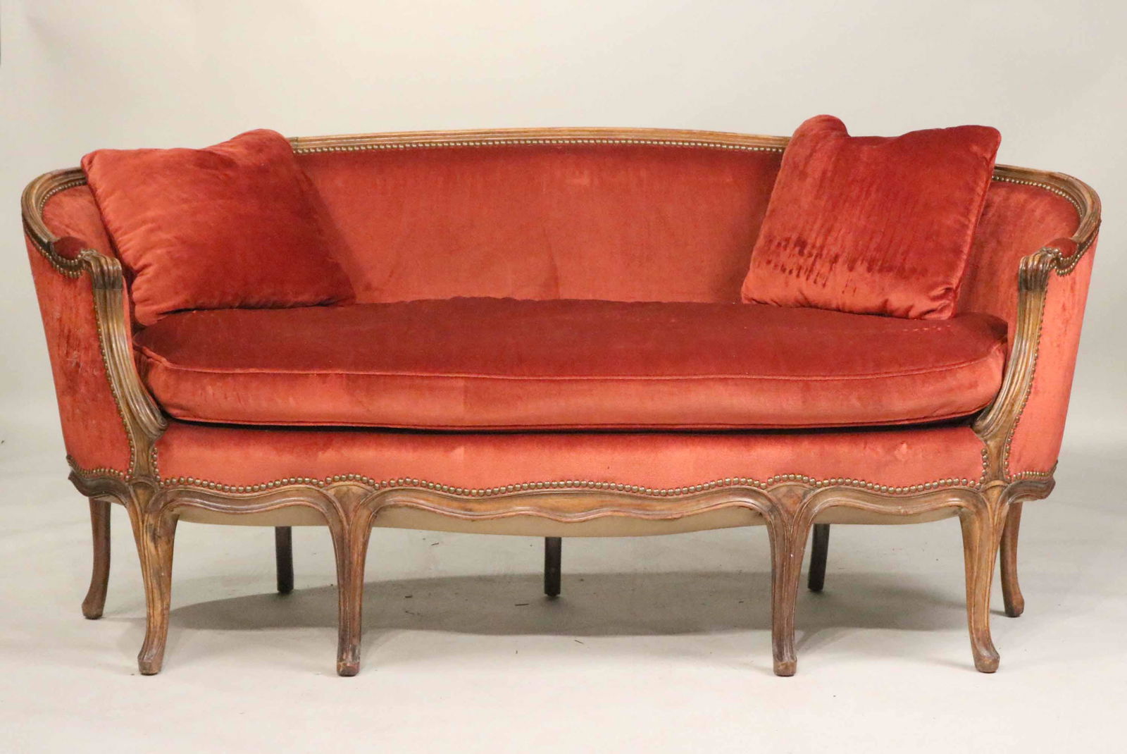 Louis XV Style Walnut Canape (1 of 6)