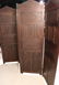 Baroque Style Incised Oak Four Panel Room Screen - 8