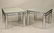 Pair of Modern Chrome and Mirror Top Side Tables